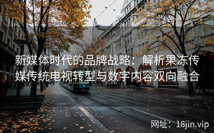 新媒体时代的品牌战略：解析果冻传媒传统电视转型与数字内容双向融合
