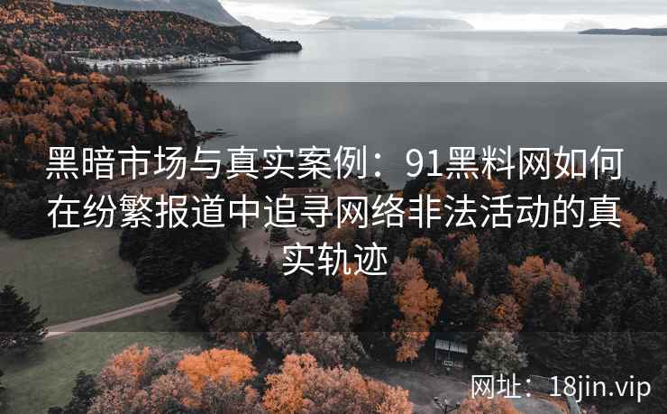 黑暗市场与真实案例：91黑料网如何在纷繁报道中追寻网络非法活动的真实轨迹
