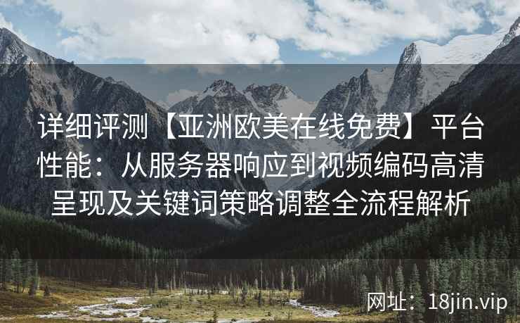 详细评测【亚洲欧美在线免费】平台性能：从服务器响应到视频编码高清呈现及关键词策略调整全流程解析